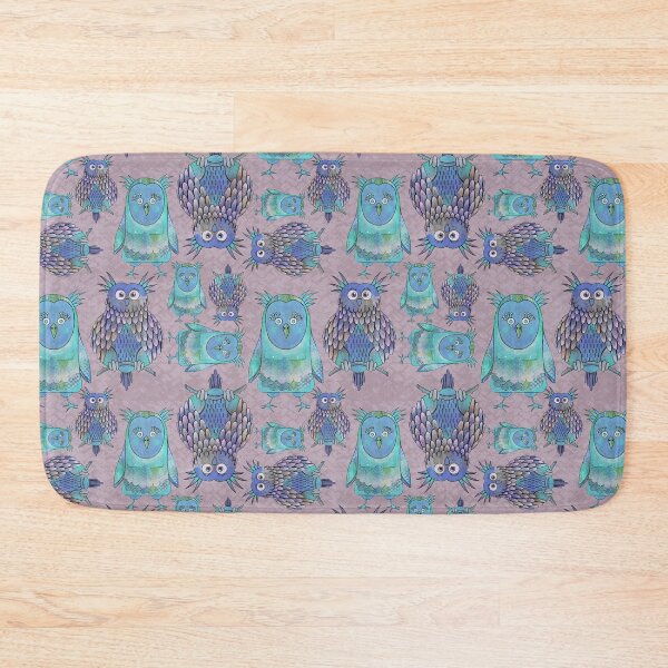 Item preview, Owl Be Right Birds [Blue] designed and sold by Carina Parry Studios.