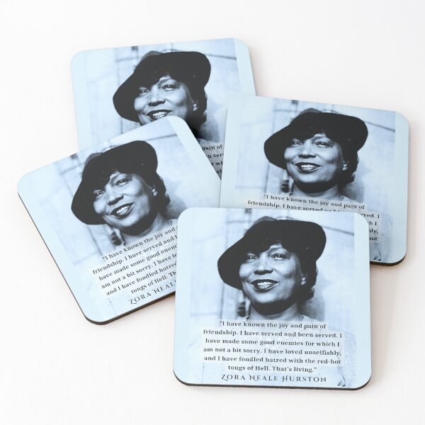 Item preview, Zora Neale Hurston  portrait and quote: I have known the joy and pain of friendship. I have served and been served...  designed and sold by artbleed.
