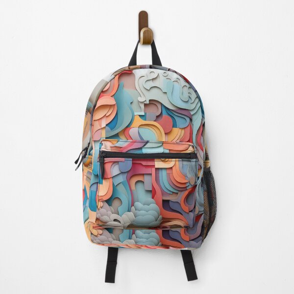 Item preview, Cubist emblem decoration, colourful (hot and cold) designed and sold by ElliotMus.