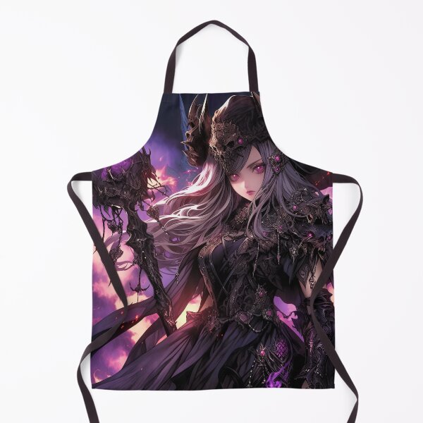 Item preview, Majestic Purple Dark Fantasy Queen Anime Girl designed and sold by bubblegoth.