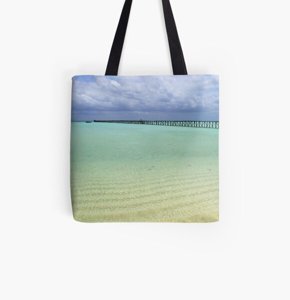 Long Dock at Cherokee Sound (2) All Over Print Tote Bag