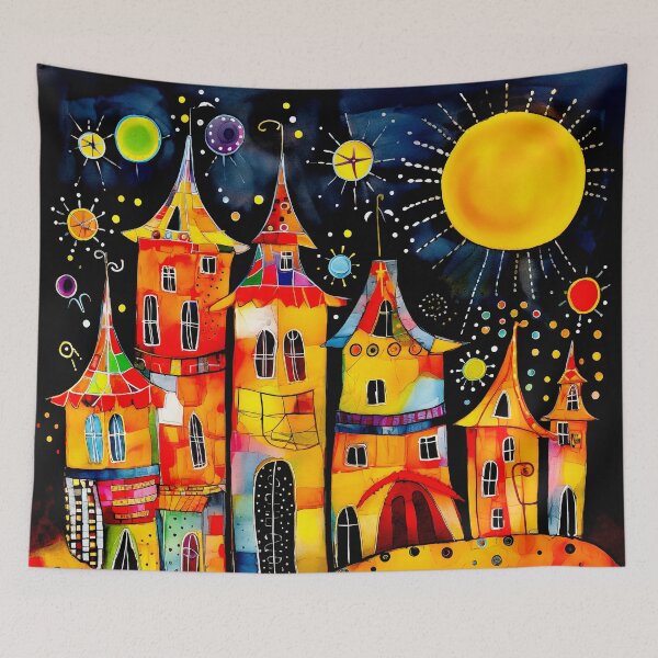 Item preview, "Whimsical Cityscape # 48” designed and sold by Whimsical-Fun.