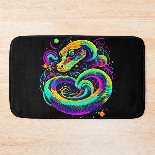 Item preview, colorful snake digital art graphic designed and sold by PrintingWiser.