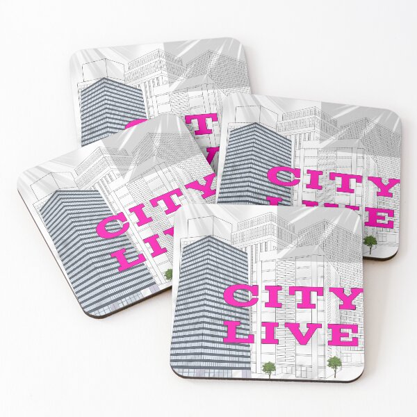 Item preview, Imprint with the words City Live. In the background several buildings. designed and sold by Preisbremse.