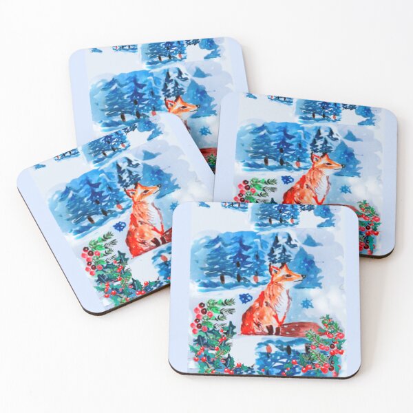 Item preview, Fox trot in the winterwoods designed and sold by drp24.