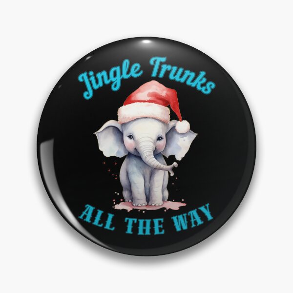 Item preview, Jingle Trunks All The Way. funny elephant designed and sold by ElephantVibes.