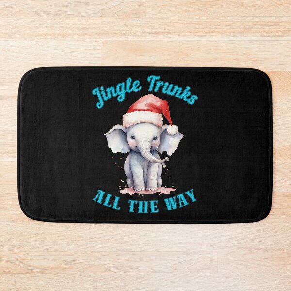Item preview, Jingle Trunks All The Way. funny elephant designed and sold by ElephantVibes.