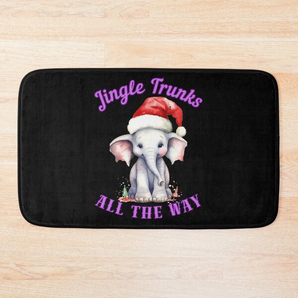 Item preview, Jingle Trunks All The Way. elephant quote designed and sold by ElephantVibes.