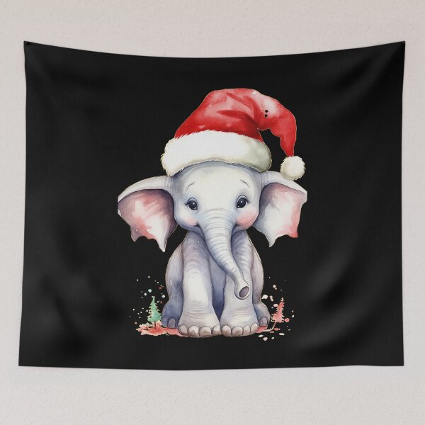 Item preview, Xmas Elephant designed and sold by ElephantVibes.