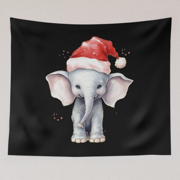 Item preview, Xmas Elephant designed and sold by ElephantVibes.