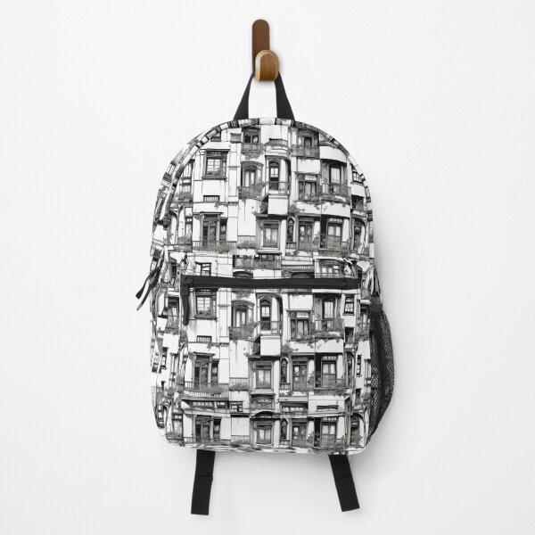 Item preview, City Neighborhood Architectural Facade Print designed and sold by entwithanaxe.