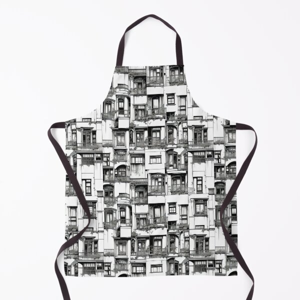 Item preview, City Neighborhood Architectural Facade Print designed and sold by entwithanaxe.
