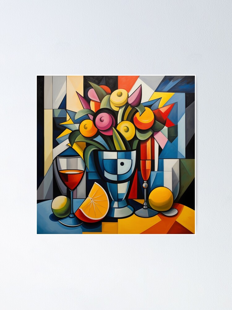 THE POSTER CLUB ポスター ABSTRACT Cubism THE POSTER CLUB ポスター