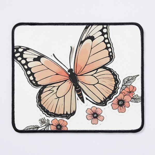 Item preview, cute butterfly with flowers designed and sold by LaongfongDesign.