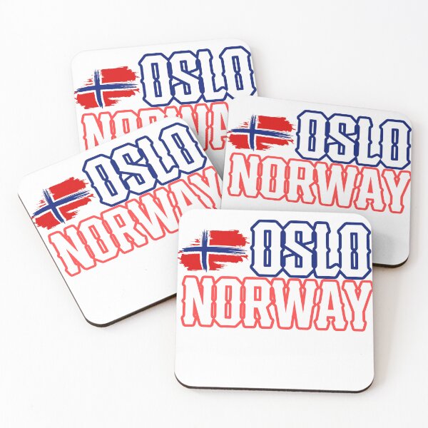 Aperçu de l'œuvre OSLO, NORVÈGE créée et vendue par kawaii Cookies.