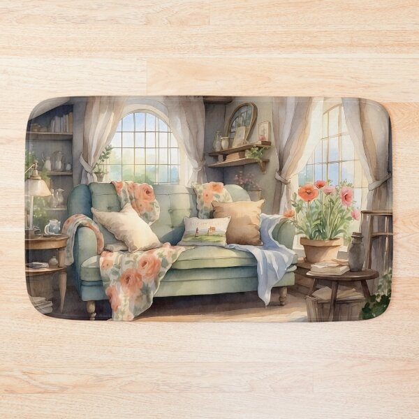 Item preview, Vintage living room, English cottage style. designed and sold by Jayjaynaenae.
