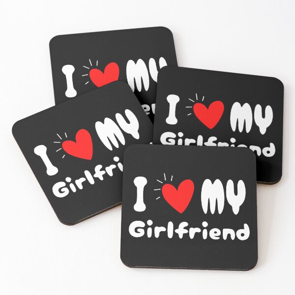 Item preview, I Love My Girlfriend I love heart girlfriend Valentine's day designed and sold by HippoInkStudio.