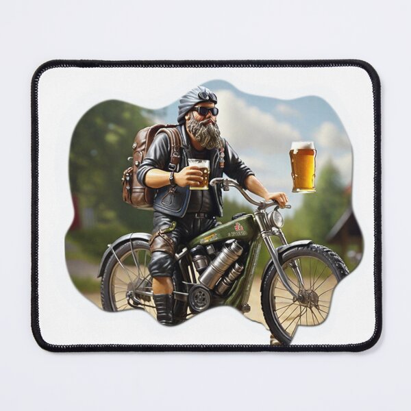 Item preview, Biker with Beer designed and sold by BoutiparThierry.