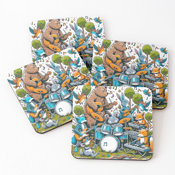 Item preview, Animal band in the forest designed and sold by LongIslandDesgn.