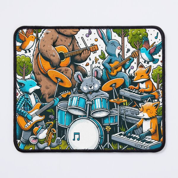 Item preview, Animal band in the forest designed and sold by LongIslandDesgn.