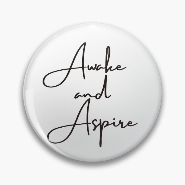 Item preview, Awake and Aspire - Inspirational motivational quote designed and sold by EXproRIMENT.