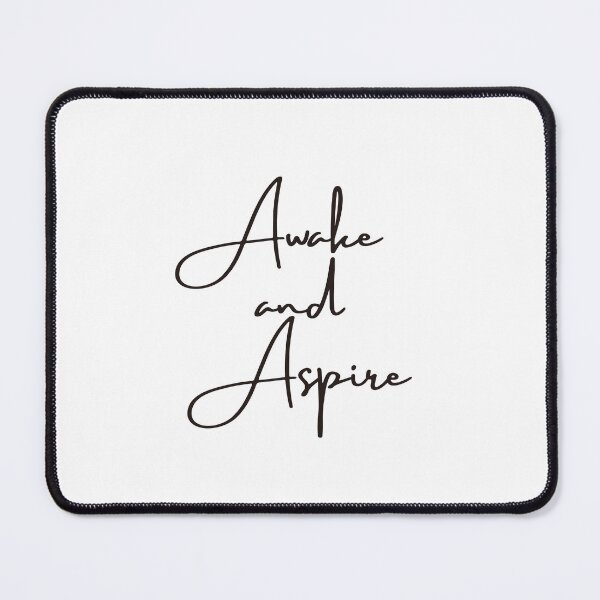 Item preview, Awake and Aspire - Inspirational motivational quote designed and sold by EXproRIMENT.