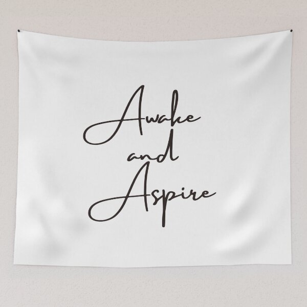 Item preview, Awake and Aspire - Inspirational motivational quote designed and sold by EXproRIMENT.