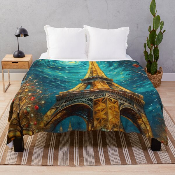 Item preview, Merry Christmas from Paris under starry starry night designed and sold by JackFreestone.