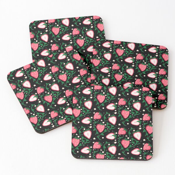 Item preview, Strawberries Pattern designed and sold by Cassandra Rollins.