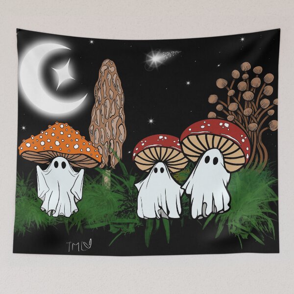 Item preview, Ghost Mushrooms designed and sold by TMLeBlanc.