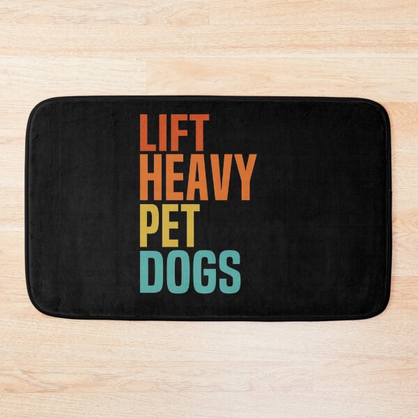 Item preview, Lift Heavy Pet Dogs Funny Gym Fitness Workout Weightlifters designed and sold by HalloweenGift.