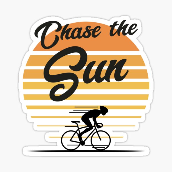 Item preview, Cycling chase the sun designed and sold by SteveERF.