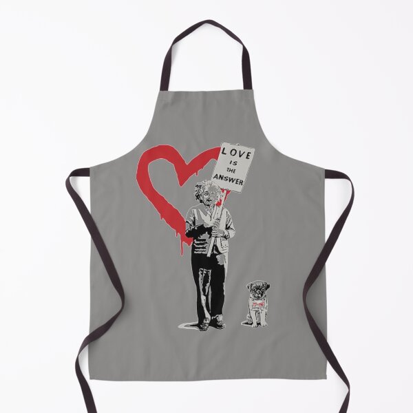Item preview, BANKSY Einstein Love is the Answer designed and sold by RoleyPoleyHami.