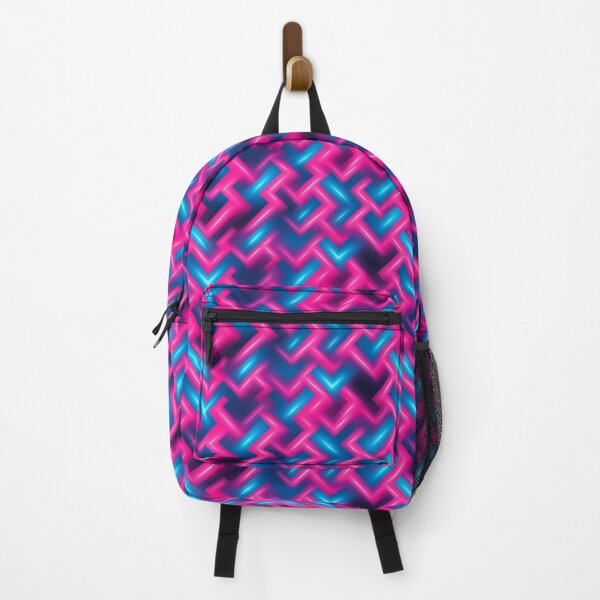 Item preview, Futuristic Abstract Art: Pink and Blue Cyber Patterns designed and sold by unimuse.