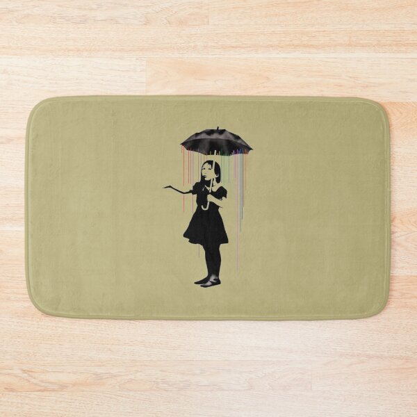 Item preview, Banksy Girl With Umbrella designed and sold by RoleyPoleyHami.