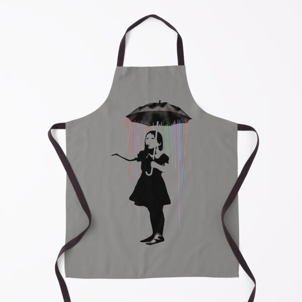 Item preview, Banksy Girl With Umbrella designed and sold by RoleyPoleyHami.