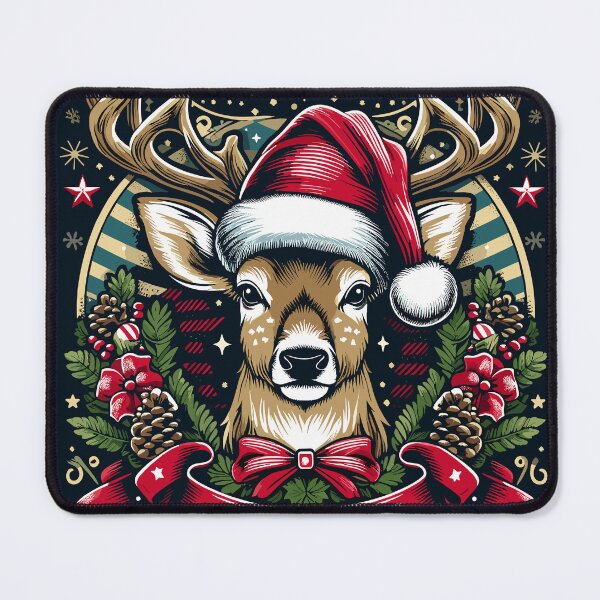 Item preview, Festive Christmas Reindeer Art designed and sold by ixavee.