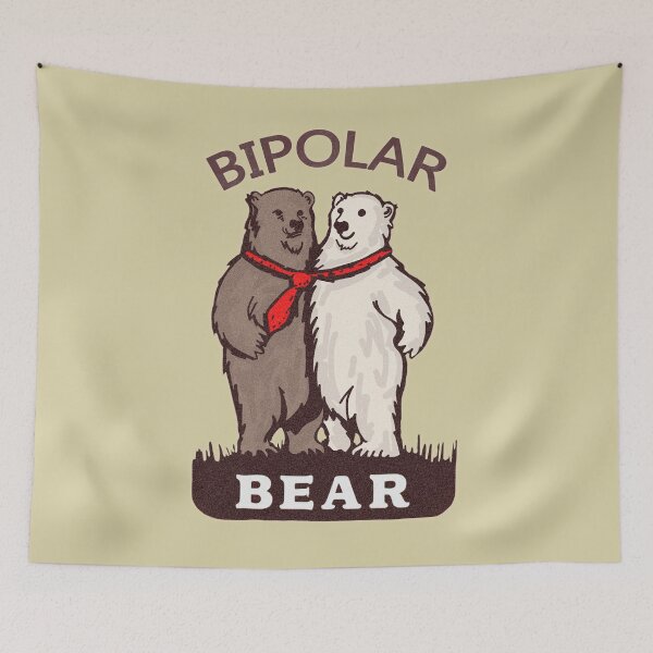 Item preview, BIPOLAR BEAR POLAR FUNNY GIFT T-Shirt designed and sold by Travis Scotti.