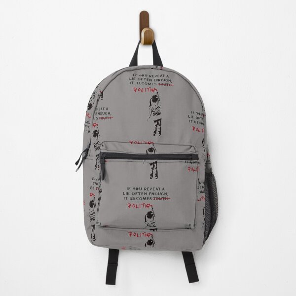 Item preview, BANKSY If You Repeat A Lie Often Enough It Becomes Politics designed and sold by RoleyPoleyHami.
