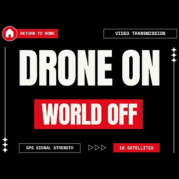 Artwork thumbnail, Drone On, World Off by Teesamust