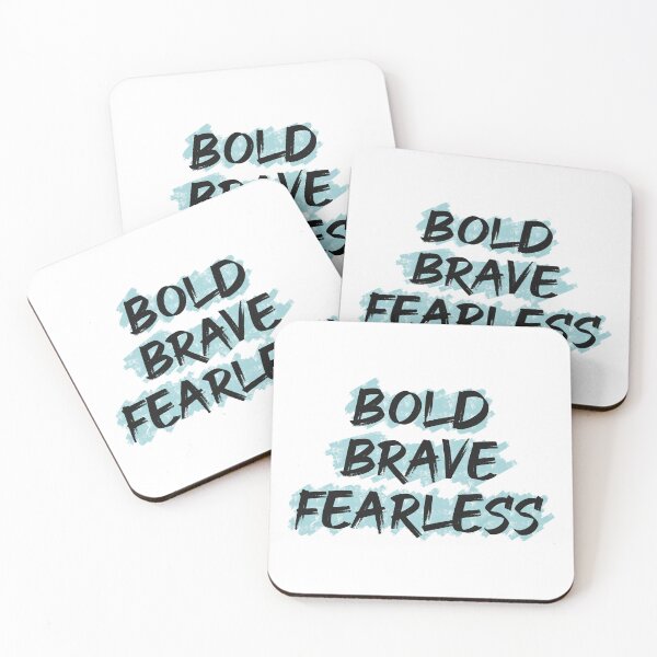 Item preview, Bold Brave Fearless designed and sold by DiyaNikki.