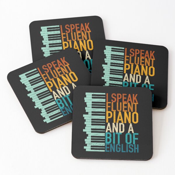 Item preview, I Speak Fluent Piano and a Bit of English designed and sold by CJansuebsri.