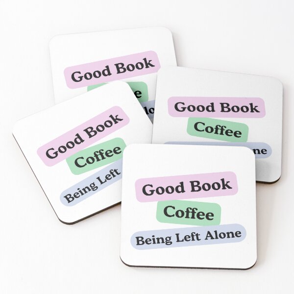 Item preview, Good Book Coffee and Being Left Alone designed and sold by iLorah.