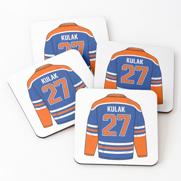 Item preview, Brett Kulak Edmonton jersey designed and sold by Tarroi.