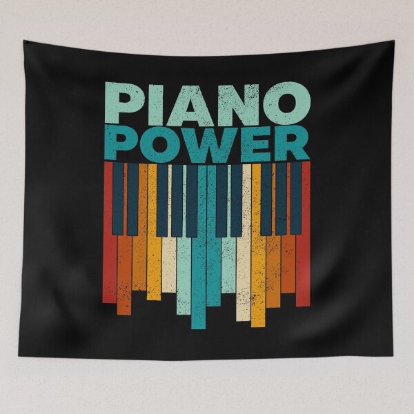 Item preview, Piano Power, Piano’s key with vintage colors and texture designed and sold by CJansuebsri.