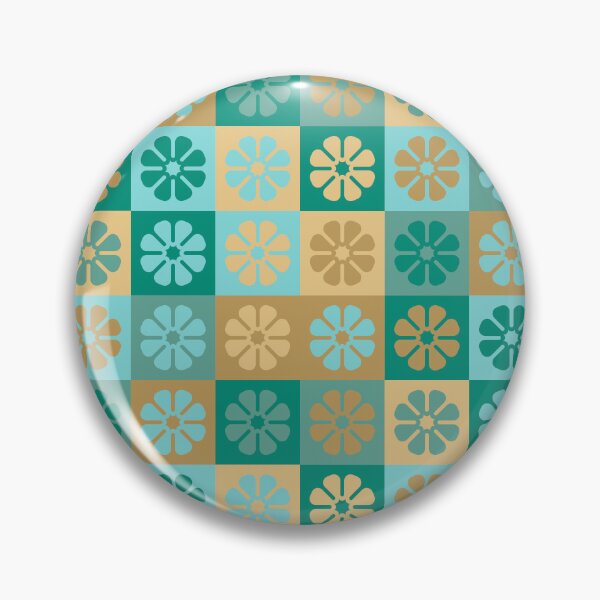 Item preview, Geometric Pattern: Amapola: Turquoise designed and sold by Red Wolf.