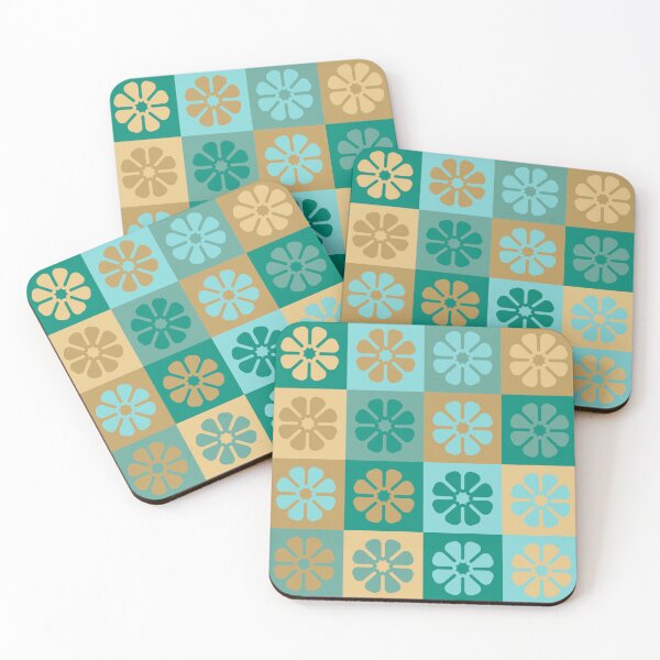 Item preview, Geometric Pattern: Amapola: Turquoise designed and sold by Red Wolf.