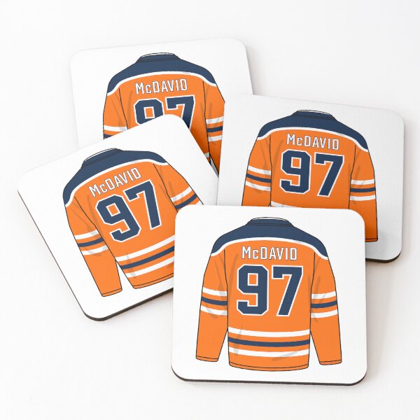 Item preview, Connor McDavid Edmonton jersey Orange designed and sold by Tarroi.