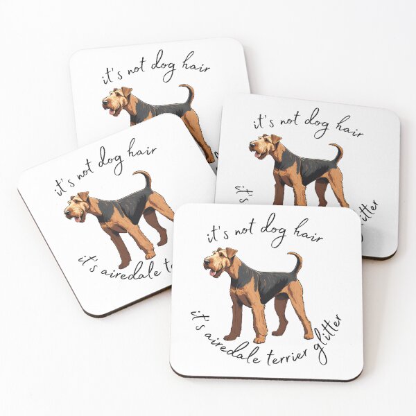 Item preview, Airedale Terrier Dog It's not dog fur - it's airedale glitter designed and sold by GoodyPaws.