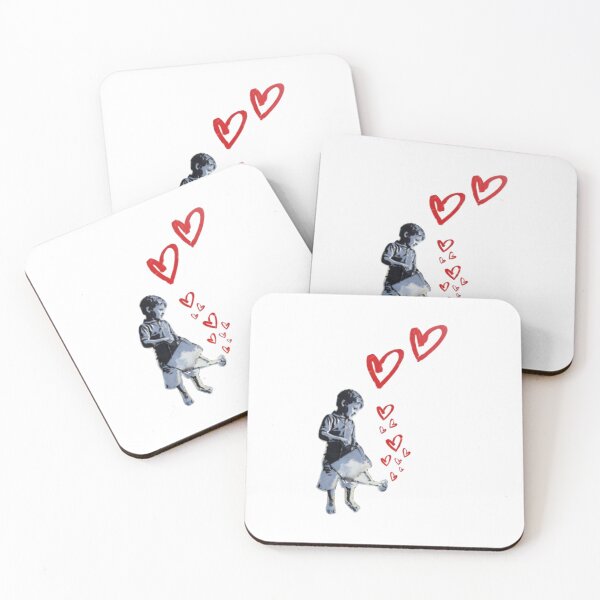 Item preview, Banksy style Urban Street Art Child Love designed and sold by RoleyPoleyHami.